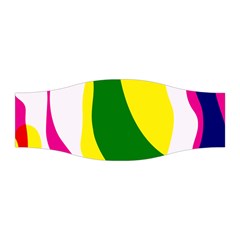 Anatomicalrainbow Wave Chevron Pink Blue Yellow Green Stretchable Headband