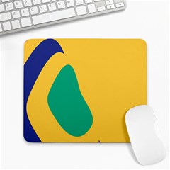 Yellow Green Blue Large Mousepads