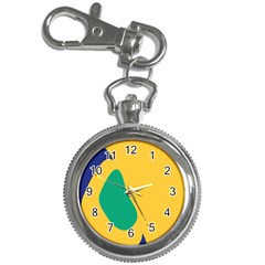 Yellow Green Blue Key Chain Watches