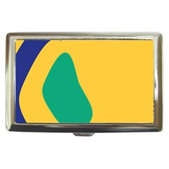 Yellow Green Blue Cigarette Money Cases by Mariart