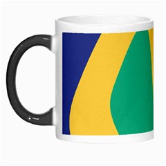 Yellow Green Blue Morph Mugs