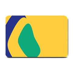 Yellow Green Blue Small Doormat 