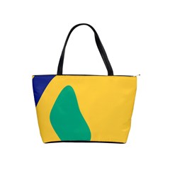 Yellow Green Blue Shoulder Handbags by Mariart