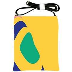 Yellow Green Blue Shoulder Sling Bags