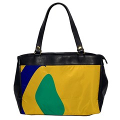 Yellow Green Blue Office Handbags