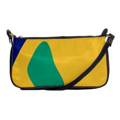 Yellow Green Blue Shoulder Clutch Bags