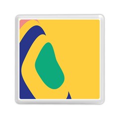 Yellow Green Blue Memory Card Reader (Square) 