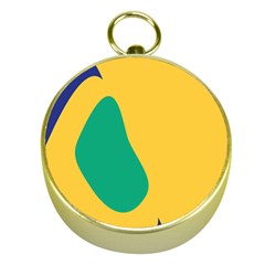 Yellow Green Blue Gold Compasses