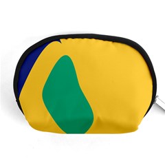 Yellow Green Blue Accessory Pouches (Medium) 