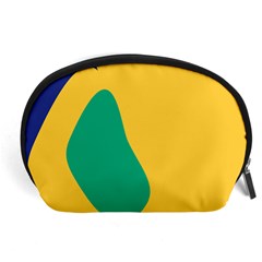 Yellow Green Blue Accessory Pouches (Large) 