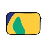 Yellow Green Blue Apple MacBook Pro 13  Zipper Case Front