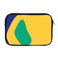 Yellow Green Blue Apple Macbook Pro 17  Zipper Case