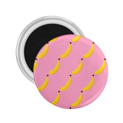 Banana Fruit Yellow Pink 2 25  Magnets