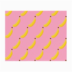 Banana Fruit Yellow Pink Small Glasses Cloth (2-side)