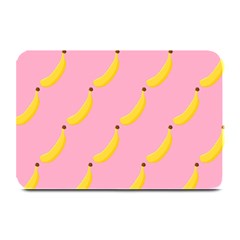 Banana Fruit Yellow Pink Plate Mats by Mariart