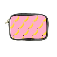 Banana Fruit Yellow Pink Coin Purse