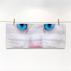 Beautiful White Face Cat Animals Blue Eye Cosmetic Storage Cases by Mariart