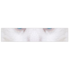 Beautiful White Face Cat Animals Blue Eye Flano Scarf (small) by Mariart