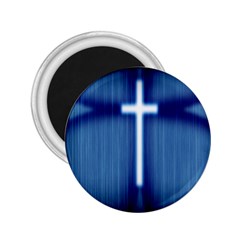 Blue Cross Christian 2.25  Magnets