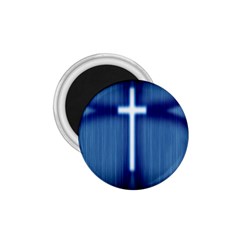 Blue Cross Christian 1.75  Magnets