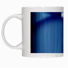 Blue Cross Christian White Mugs