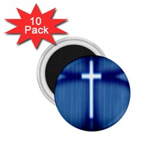 Blue Cross Christian 1.75  Magnets (10 pack) 