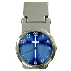 Blue Cross Christian Money Clip Watches