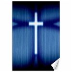 Blue Cross Christian Canvas 12  x 18   11.88 x17.36  Canvas - 1