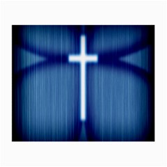 Blue Cross Christian Small Glasses Cloth (2-Side)