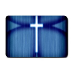 Blue Cross Christian Small Doormat 