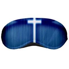 Blue Cross Christian Sleeping Masks by Mariart