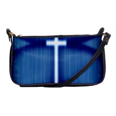 Blue Cross Christian Shoulder Clutch Bags by Mariart