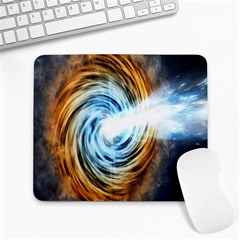 A Blazar Jet In The Middle Galaxy Appear Especially Bright Large Mousepads by Mariart