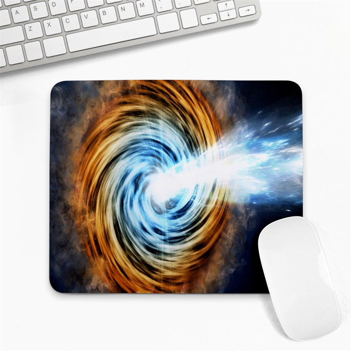 A Blazar Jet In The Middle Galaxy Appear Especially Bright Large Mousepads