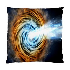 A Blazar Jet In The Middle Galaxy Appear Especially Bright Standard Cushion Case (one Side) by Mariart