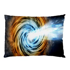 A Blazar Jet In The Middle Galaxy Appear Especially Bright Pillow Case by Mariart