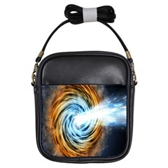 A Blazar Jet In The Middle Galaxy Appear Especially Bright Girls Sling Bags