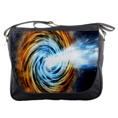 A Blazar Jet In The Middle Galaxy Appear Especially Bright Messenger Bags