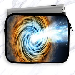 A Blazar Jet In The Middle Galaxy Appear Especially Bright Apple Ipad 2/3/4 Zipper Cases by Mariart