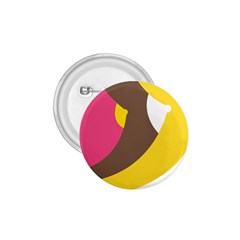 Breast Pink Brown Yellow White Rainbow 1 75  Buttons