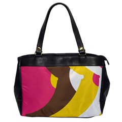 Breast Pink Brown Yellow White Rainbow Office Handbags by Mariart