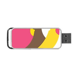 Breast Pink Brown Yellow White Rainbow Portable Usb Flash (two Sides) by Mariart