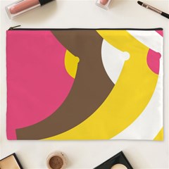 Breast Pink Brown Yellow White Rainbow Cosmetic Bag (xxxl)  by Mariart