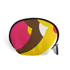 Breast Pink Brown Yellow White Rainbow Accessory Pouches (small) 