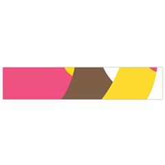 Breast Pink Brown Yellow White Rainbow Flano Scarf (small) by Mariart