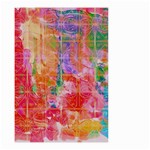 Colorful watercolors pattern                            Small Garden Flag Front