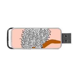 Animals Bird Owl Pink Polka Dots Portable Usb Flash (two Sides) by Mariart