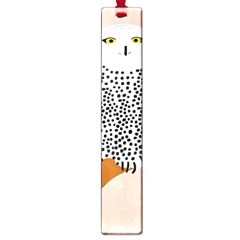 Animals Bird Owl Pink Polka Dots Large Book Marks