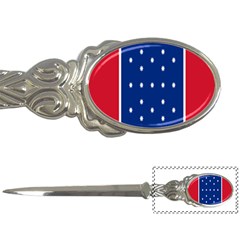 British American Flag Red Blue Star Letter Openers by Mariart