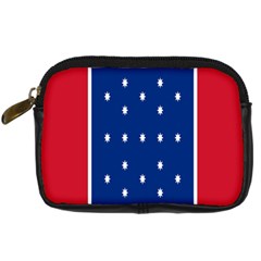 British American Flag Red Blue Star Digital Camera Cases